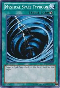 Mystical Space Typhoon BP01-EN068 1st Edition Yu-Gi-Oh card from Battle Pack: Epic Dawn