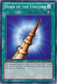 Horn of the Unicorn BP01-EN069 Yu-Gi-Oh card from Battle Pack: Epic Dawn