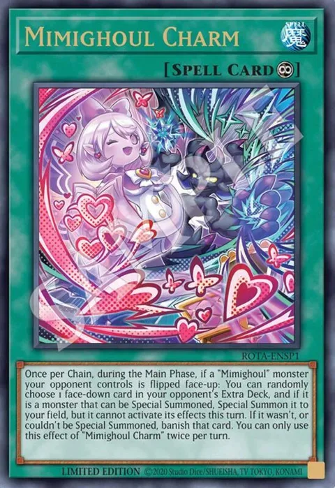 Mimighoul Charm ROTA-ENSP1 Yu-Gi-Oh card from Rage of the Abyss