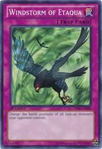 Windstorm of Etaqua BP01-EN089 Yu-Gi-Oh card from Battle Pack: Epic Dawn