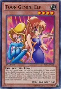 Toon Gemini Elf BP01-EN128 1st Edition Yu-Gi-Oh card from Battle Pack: Epic Dawn