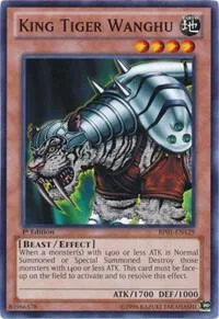 King Tiger Wanghu BP01-EN129 Unlimited Yu-Gi-Oh card from Battle Pack: Epic Dawn