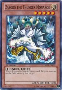 Zaborg the Thunder Monarch BP01-EN132 Yu-Gi-Oh card from Battle Pack: Epic Dawn