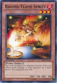 Raging Flame Sprite BP01-EN136 Yu-Gi-Oh card from Battle Pack: Epic Dawn