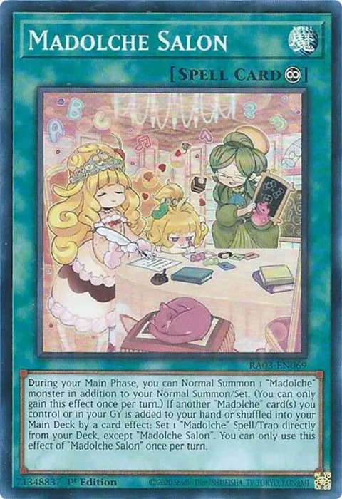 Madolche Salon RA03-EN069 Yu-Gi-Oh card from Quarter Century Bonanza