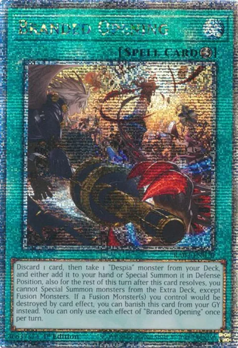 Branded Opening Quarter Century Secret Rare RA03-EN070 Yu-Gi-Oh card from Quarter Century Bonanza