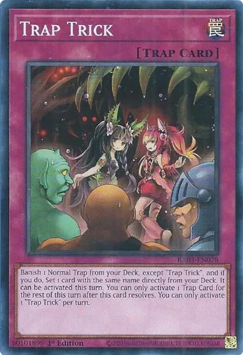Trap Trick RA03-EN078 Yu-Gi-Oh card from Quarter Century Bonanza