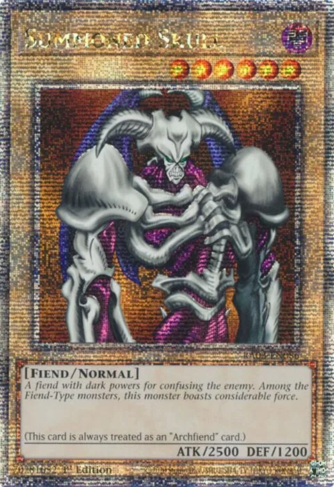 Summoned Skull Quarter Century Secret Rare RA03-EN086 Yu-Gi-Oh card from Quarter Century Bonanza