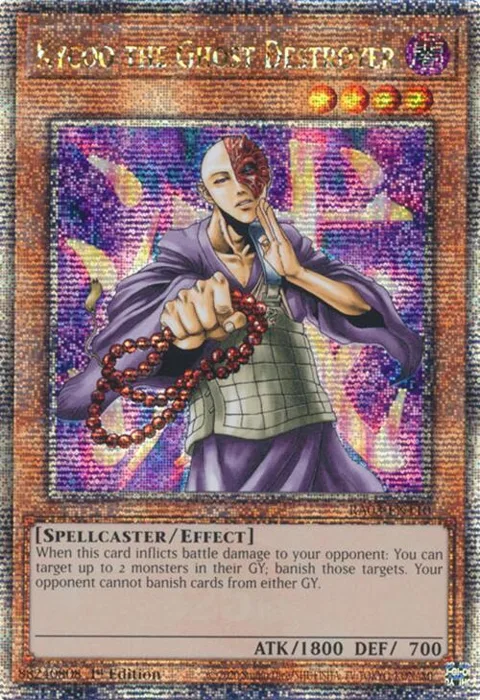 Kycoo the Ghost Destroyer Quarter Century Secret Rare RA03-EN110 Yu-Gi-Oh card from Quarter Century Bonanza