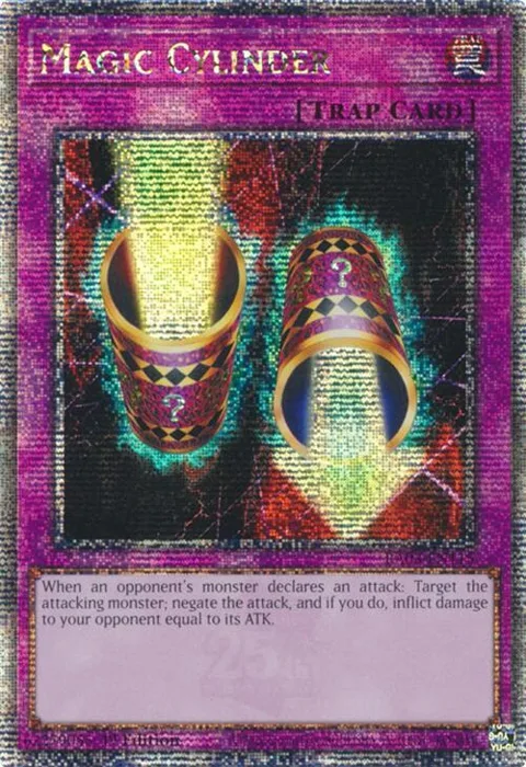 Magic Cylinder Quarter Century Secret Rare RA03-EN115 Yu-Gi-Oh card from Quarter Century Bonanza