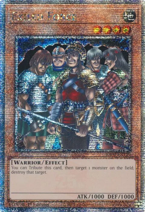 Exiled Force Quarter Century Secret Rare RA03-EN119 Yu-Gi-Oh card from Quarter Century Bonanza