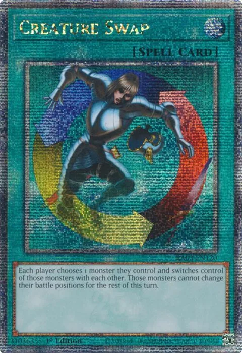 Creature Swap Quarter Century Secret Rare RA03-EN120 Yu-Gi-Oh card from Quarter Century Bonanza