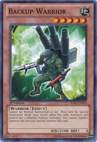 Backup Warrior BP01-EN159 Yu-Gi-Oh card from Battle Pack: Epic Dawn
