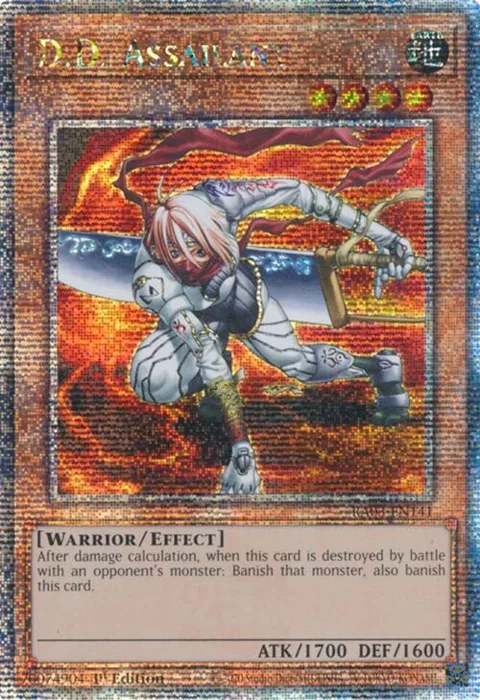 D.D. Assailant Quarter Century Secret Rare RA03-EN141 Yu-Gi-Oh card from Quarter Century Bonanza