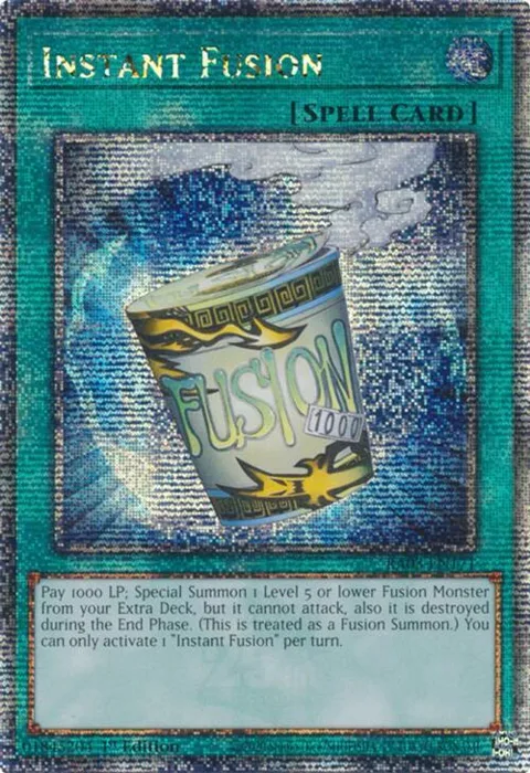 Instant Fusion Quarter Century Secret Rare RA03-EN171 Yu-Gi-Oh card from Quarter Century Bonanza