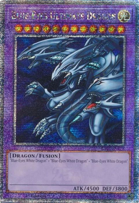 Blue-Eyes Ultimate Dragon Quarter Century Secret Rare RA03-EN178 Yu-Gi-Oh card from Quarter Century Bonanza