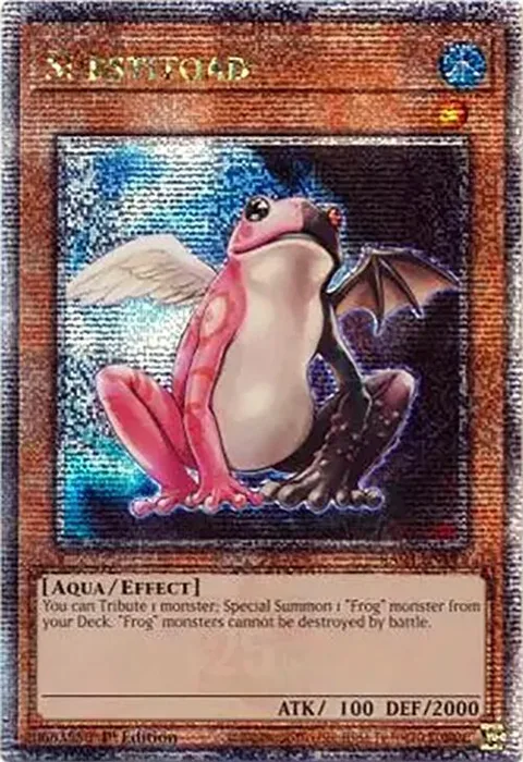 Substitoad Quarter Century Secret Rare RA03-EN197 Yu-Gi-Oh card from Quarter Century Bonanza