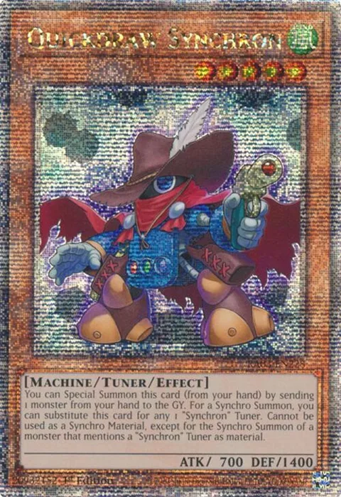 Quickdraw Synchron Quarter Century Secret Rare RA03-EN228 Yu-Gi-Oh card from Quarter Century Bonanza