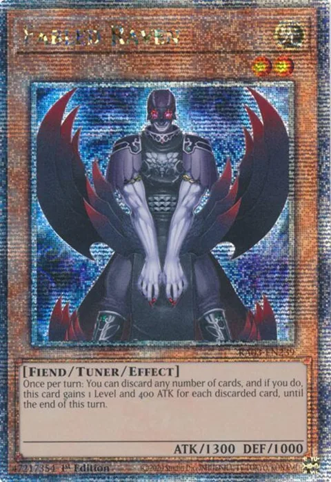 Fabled Raven Quarter Century Secret Rare RA03-EN239 Yu-Gi-Oh card from Quarter Century Bonanza