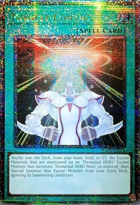 Miracle Contact Quarter Century Secret Rare RA03-EN253 Yu-Gi-Oh card from Quarter Century Bonanza