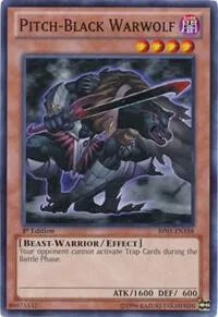 Pitch-Black Warwolf BP01-EN188 1st Edition Yu-Gi-Oh card from Battle Pack: Epic Dawn