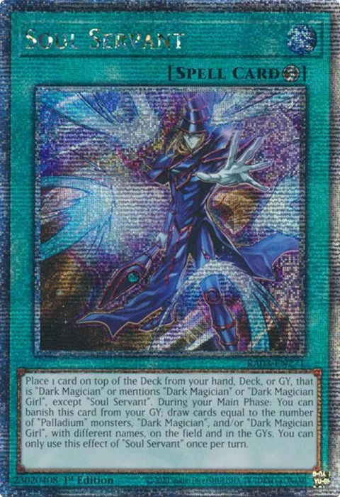 Soul Servant Quarter Century Secret Rare RA03-EN271 Yu-Gi-Oh card from Quarter Century Bonanza