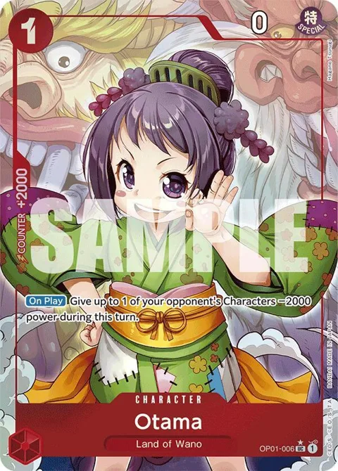 Otama Full Art OP01-006 One Piece card from Premium Booster -The Best-