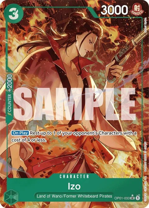 Izo Alt Art OP01-033 One Piece card from Premium Booster -The Best-