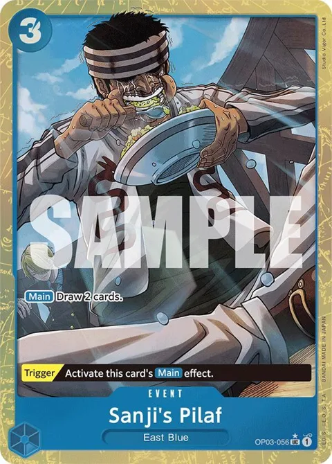 Sanji's Pilaf Alt Art OP03-056 One Piece card from Premium Booster -The Best-