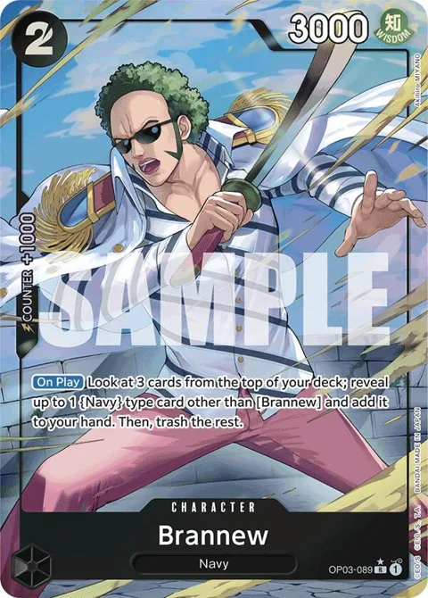 Brannew Alt Art OP03-089 One Piece card from Premium Booster -The Best-