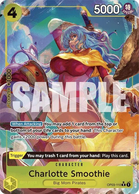 Charlotte Smoothie Full Art OP03-110 One Piece card from Premium Booster -The Best-