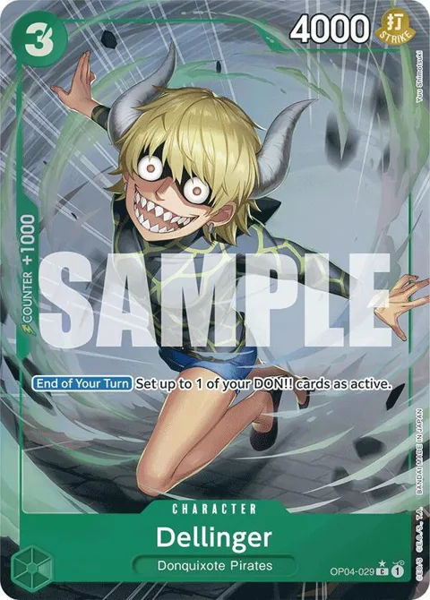 Dellinger Full Art OP04-029 One Piece card from Premium Booster -The Best-