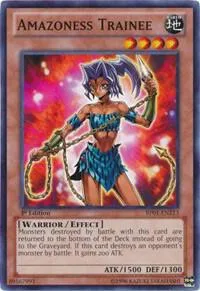Amazoness Trainee BP01-EN213 Unlimited Yu-Gi-Oh card from Battle Pack: Epic Dawn