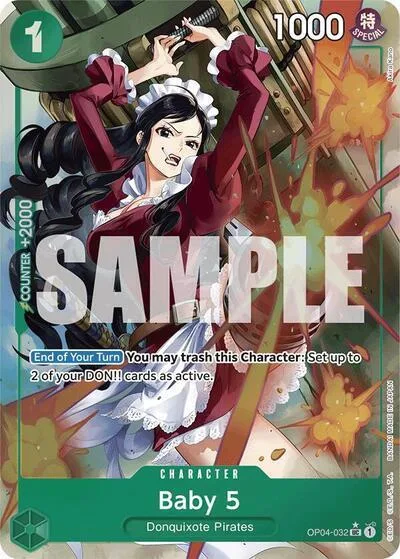 Baby 5 Full Art OP04-032 One Piece card from Premium Booster -The Best-