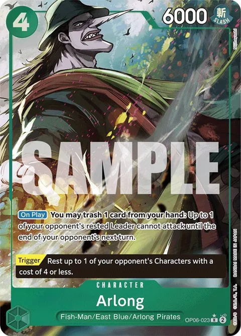 Arlong Full Art OP06-023 One Piece card from Premium Booster -The Best-