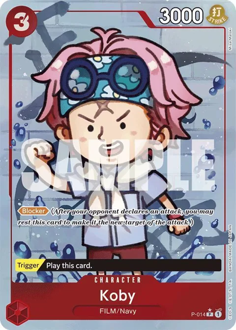 Koby Full Art P-014 One Piece card from Premium Booster -The Best-