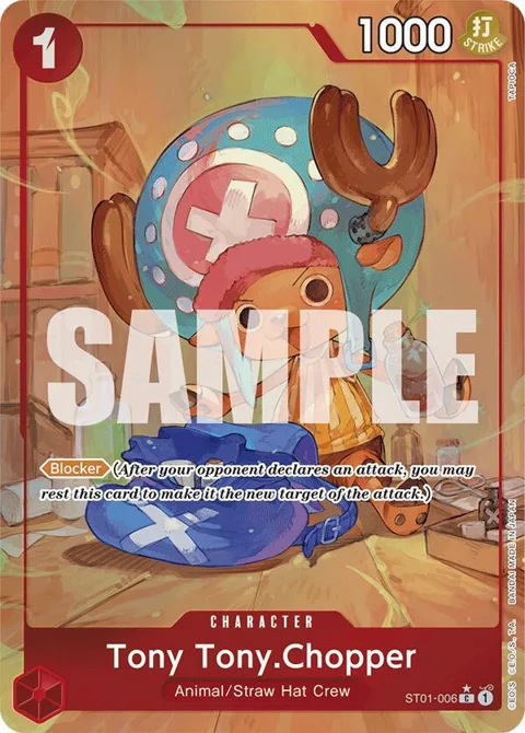 Tony Tony.Chopper Alt Art ST01-006 PRB01 One Piece card from Premium Booster -The Best-
