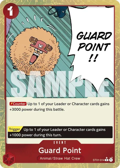 Guard Point Textured Foil ST01-014 One Piece card from Premium Booster -The Best-