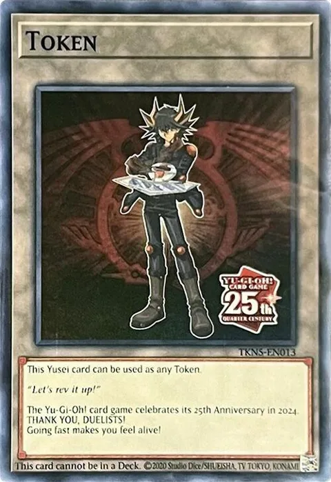 Token: Yusei TKN5-EN013 Yu-Gi-Oh card from Rage of the Abyss