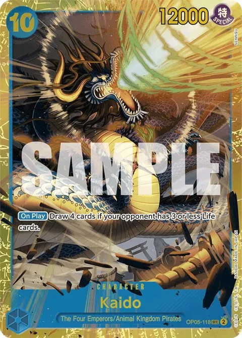 Kaido Reprint OP05-118 One Piece card from Premium Booster -The Best-