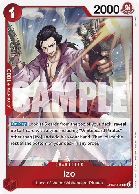 Izo Reprint OP03-003 One Piece card from Premium Booster -The Best-