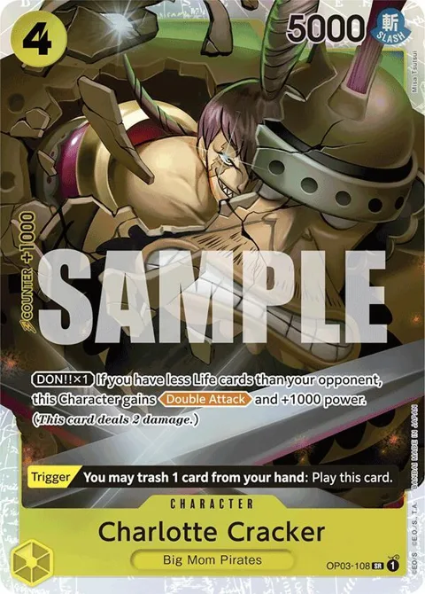 Charlotte Cracker Reprint OP03-108 One Piece card from Premium Booster -The Best-