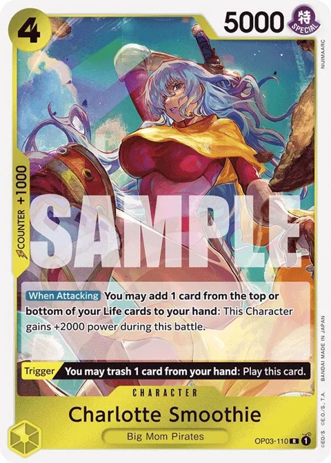 Charlotte Smoothie Reprint OP03-110 One Piece card from Premium Booster -The Best-