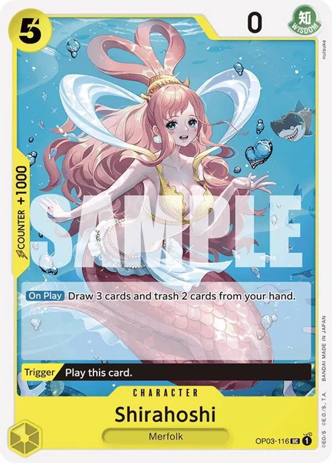 Shirahoshi Reprint OP03-116 One Piece card from Premium Booster -The Best-