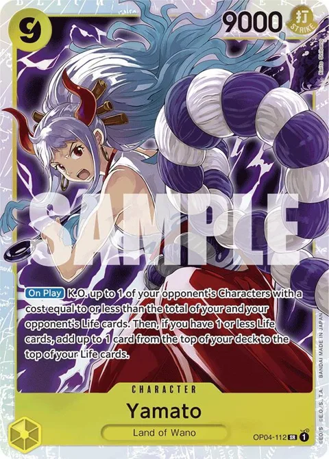 Yamato Reprint OP04-112 One Piece card from Premium Booster -The Best-