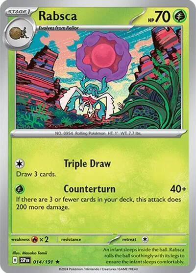 Rabsca #014/191 Pokémon card from Deck Exclusives