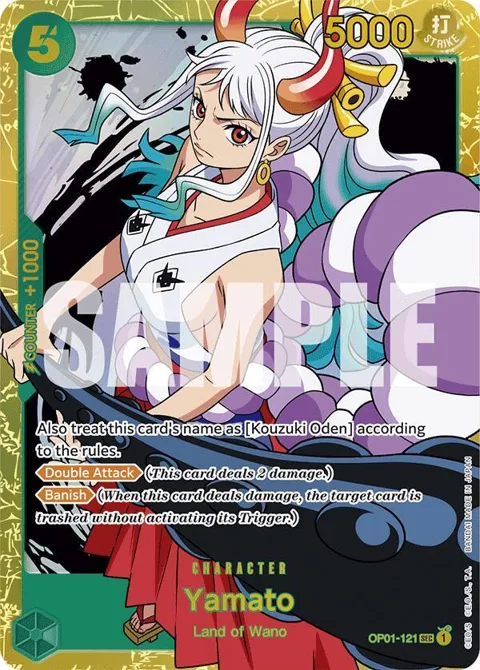 Yamato Reprint OP01-121 One Piece card from Premium Booster -The Best-