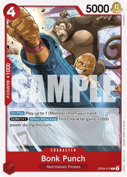 Bonk Punch OP09-010 One Piece card from Emperors in the New World