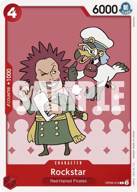 Rockstar OP09-016 One Piece card from Emperors in the New World