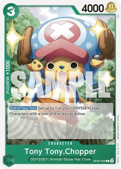 Tony Tony.Chopper OP09-029 One Piece card from Emperors in the New World